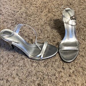 Ralph Lauren Silver Dress Sandals